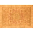 thumbnail image 1 of Ahgly Company Indoor Rectangle Abstract Orange Modern Area Rugs, 8' x 12', 1 of 4