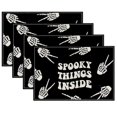 thumbnail image 1 of Halloween Placemats Set of 4, 12 x 18 Inches, Seasonal Decorations for Your Kitchen and Dining Room., 1 of 4