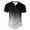 Black#2, variant on JURANMO Big and Tall Short Tops for Men Fashion Gradient Color Collarless T Shirts Summer Casual Holiday Button Henley Shirts Deals of the Day Blue XXL