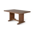 thumbnail image 2 of Yael Dining Table-60 Inch Rectangular Plank Top-Light Brown Mahogany, 2 of 7