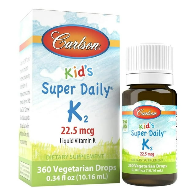 CARLSON LABS KIDS SUPER DAILY VITAMINA K2, 10.16 ML