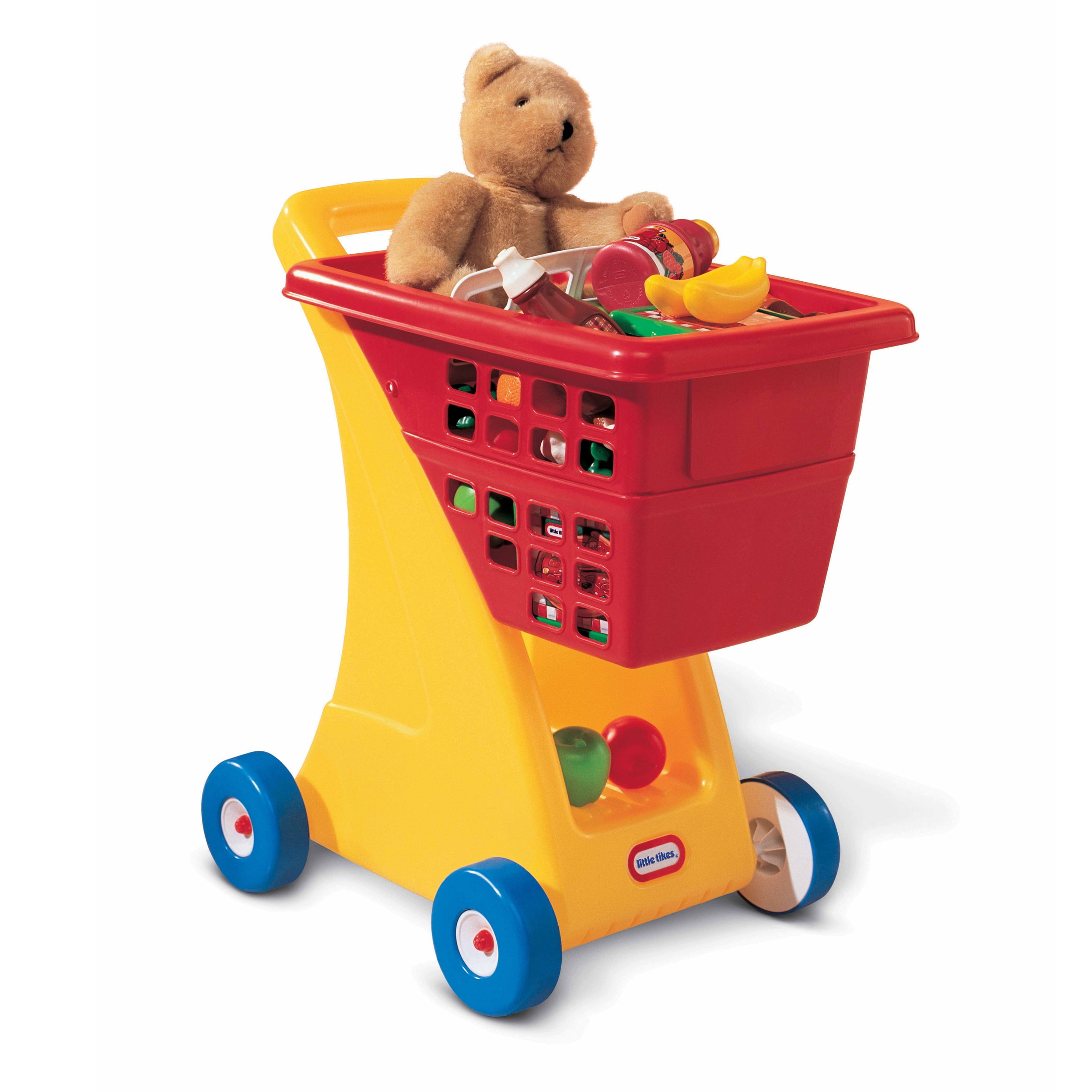 Little Tikes Toy Shopping Cart with Folding Seat, Multicolor, For Pretend Play  Shopping Grocery Play Store for Kids Toddlers Girls Boys Ages 18+ months. -  Walmart.com