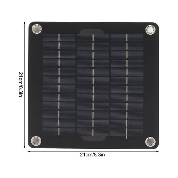 Panel de batería solar V, panel solar portátil de 10 W, kit de panel solar, cargador de batería solar para automóvil, rendimiento impulsado