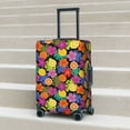 thumbnail image 6 of Disketp Hawaiian Style Elastic Travel Luggage Cover Travel Suitcase Protective Cover For Trunk Case Apply To 18''-32'' Suitcase Cover-Small, 6 of 7