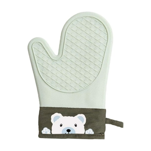 Yhmxh Utensilios de cocina Guantes de horno de cocina, guantes de silicona para hornear y microondas Muebles para cocina Accesorios de cocina Mueble organizador cocina Juego de utensilios de cocina