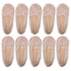 thumbnail image 1 of 5 pares de calcetines invisibles de encaje de boca profunda, sexy, transpirable, suave, moda, calcetines invisibles para mujer, color beige, 1 of 1