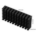 thumbnail image 1 of Aleta de enfriamiento de aluminio 5 piezas P25x10x50-B disipador de calor para CPU ANGGREK  Otros, 1 of 8