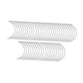 thumbnail image 2 of Aguja de costura de 50x a mano Ojos Bordado Aguja para adultos Costando aguja afilada para tejer arte de bricolaje y proyectos de artesanía 4.7cmx2 mm curvado, 2 of 8