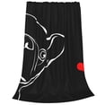 thumbnail image 2 of Honeii French Bulldog Print Fleece Blanket - Throw Blanket for Bed, Sofa, Couch, Camping, and Travel , Microplush Ultra Soft Warm Blanket-50"x40", 2 of 7