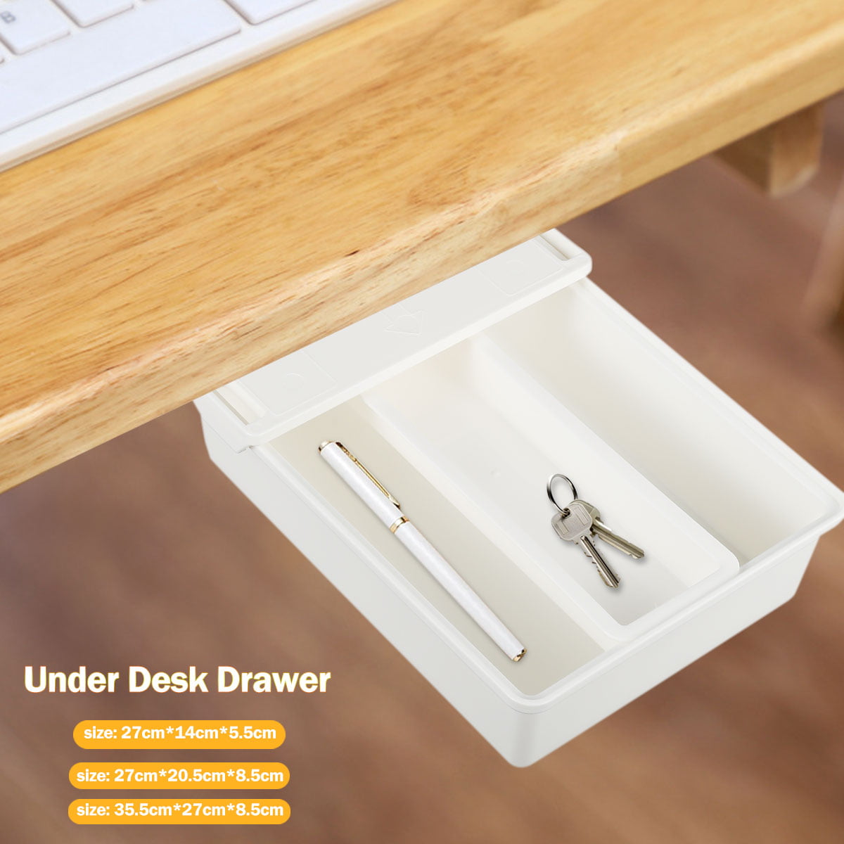 14cm Mini 4 Drawer Desk Storage Tray Office Organiser Jewellery Craft Box Sewing 