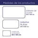 thumbnail image 5 of Hokins | Juego de Sábanas 100% Algodón 300 Hilos (Queen Size), 5 of 8
