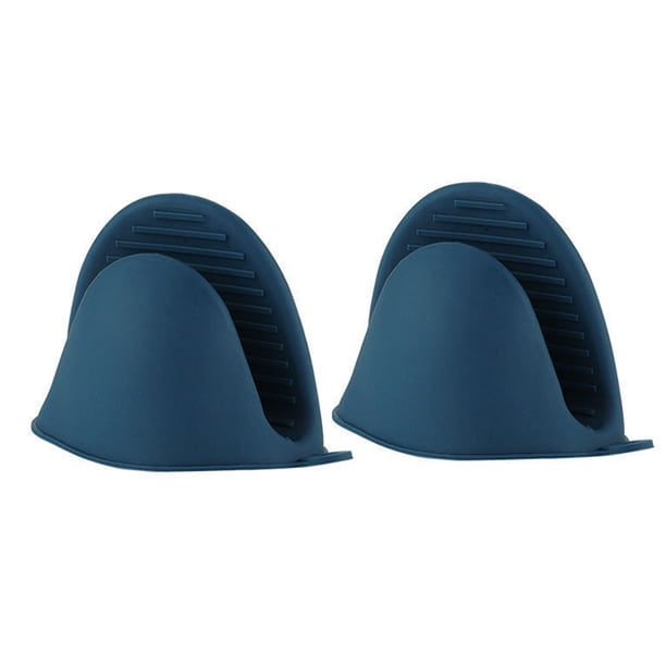Mini manoplas para horno, manoplas para cocinar, agarraderas de silicona, resistentes al calor