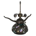 thumbnail image 1 of Meyda 118748 Base de Table Mosaïque Libellule 2 Lumières 16 Po., Vert, 1 of 1