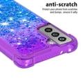 thumbnail image 3 of Funda para Samsung Galaxy S21 FE 5G Transparente con Brillos Carcasa Protectora Antigolpes con Glitter Brillante, 3 of 5