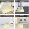 thumbnail image 6 of Goofa 16"x24" Inches Lemon Yellow Checkboard Doormats for Outdoor Entrance - Non-Slip Welcome Mat, Heavy Duty Door Mats Outdoor, Spring Doormat, 6 of 9