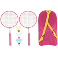 thumbnail image 3 of Childrens Sports Badminton Racket Pink Mini Size Outdoor Activities Safe for Kids 1Set, 3 of 3