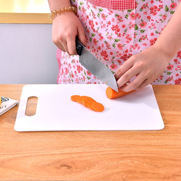 Lot Planches à Découper Plastique Sans BPA Antidérapantes Avec Rainure - Set Hygiénique Et Robuste