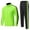 Green, variant on 2 Piece Men's Side Striped Tracksuit Sets Zip-up Stand Collar Jackets Relaxed Fit Pants Fall Running Workout Activewear M-5XL