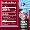 thumbnail image 6 of Dr Pepper Zero Sugar Creamy Coconut Soda Pop, 12 fl oz, 12 Pack Cans, 6 of 12