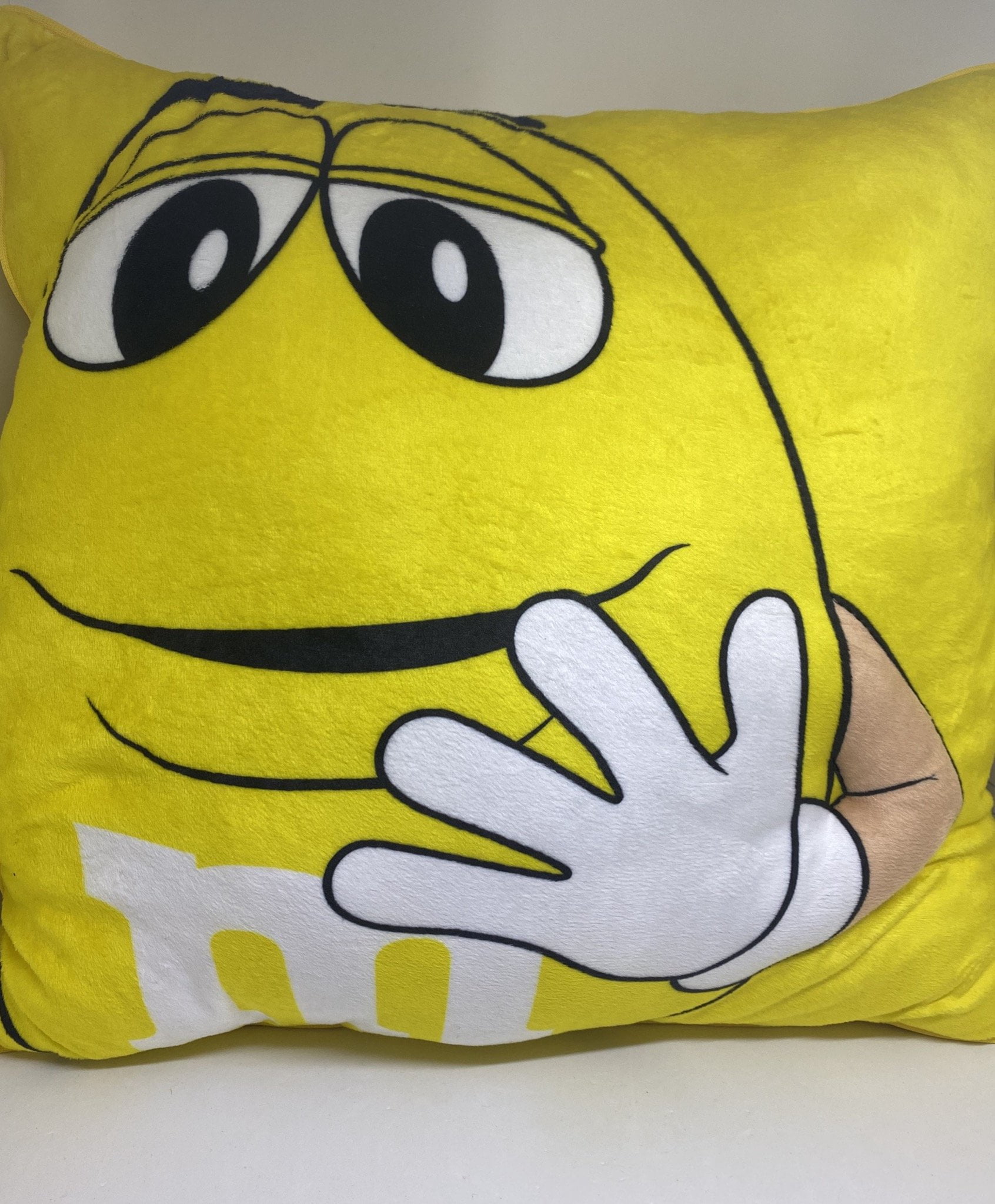 M&M's World Yellow My Brain Has Too Many Tabs Open Pillow Plush New ...