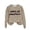 v-833Khaki4559, variant on HAYIMI Women Letter Printed Sweatshirt Long Sleeve Shirts Pullover Fall Clothes Oversized Boho Tops Streetwear