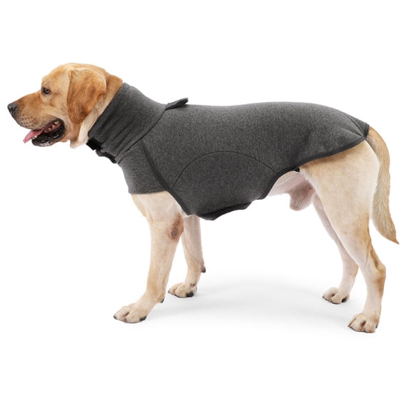 Pet high collar plush sweater comfortable warm pet supplies