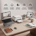 thumbnail image 3 of PROMATTOO Desk Pad Protector with Premium Gift Box,Vegan Leather Waterproof Laptop Mat for Keyboard & Mouse,Warm Beige, 3 of 8
