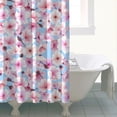 thumbnail image 5 of Waterproof Pioneer Shower Curtain 84x72 Inch Polyester Unique Colorful Floral Shower Curtain for Bathroom Hotel Home Decor with 12 Plastic Hooks, 5 of 5