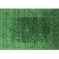 thumbnail image 1 of Ahgly Company Indoor Rectangle Oriental Emerald Green Industrial Area Rugs, 7' x 9', 1 of 4
