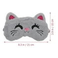 thumbnail image 2 of Miangastore Cartoon Animal Shape Eye Masks Assorted Color 2Pcs 8.3X3.9X0.4In, 2 of 8