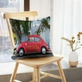thumbnail image 3 of LALILO Throw Pillow Covers Red Retro Car Set of 2 Square 18 x 18 inch Pillowcase, 3 of 5