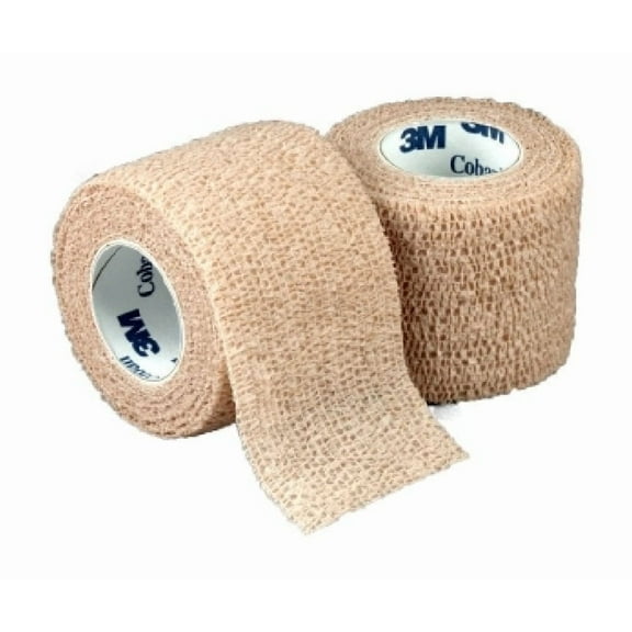 16-Pack 3M 1582 Coban Self-Adherent Wrap 2 in. x 5 yd. (Set of 16 Rolls)