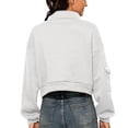 thumbnail image 4 of Sudadera con media cremallera para mujer, sudadera con media cremallera para mujer, sudaderas con capucha para mujer, sudadera para mujer, innovación moderna, 4 of 6