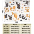 thumbnail image 5 of Cute Cat Blanket Cat Gifts for Cat Lovers Soft Cozy Cartoon Cat Plush Throw Blanket Super Warm Fleece Fuzzy Bedding Blanket for Kids Girls Boys Women Bed Decor Stuff 50" 60", 5 of 6