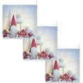 thumbnail image 7 of SKYSONIC Christmas Elf Gnome Baby Muslin Washcloths Face Towel, Sleigh Lantern Ball Burp Cloths Cotton Wipes 5 PCS Infant Wash Cloth for Newborn Boys Girls 12"x12", 7 of 7