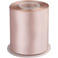 thumbnail image 1 of GFDYREE 4" Inch Double Faced Satin Ribbon Vanilla Solid Polyester Craft Ribbon - 25 Yards Perfect for Gift Wrapping, Crafts, Wreath, Wedding Party Ceremony Decoration, Floral Arrangement, Se, 1 of 7