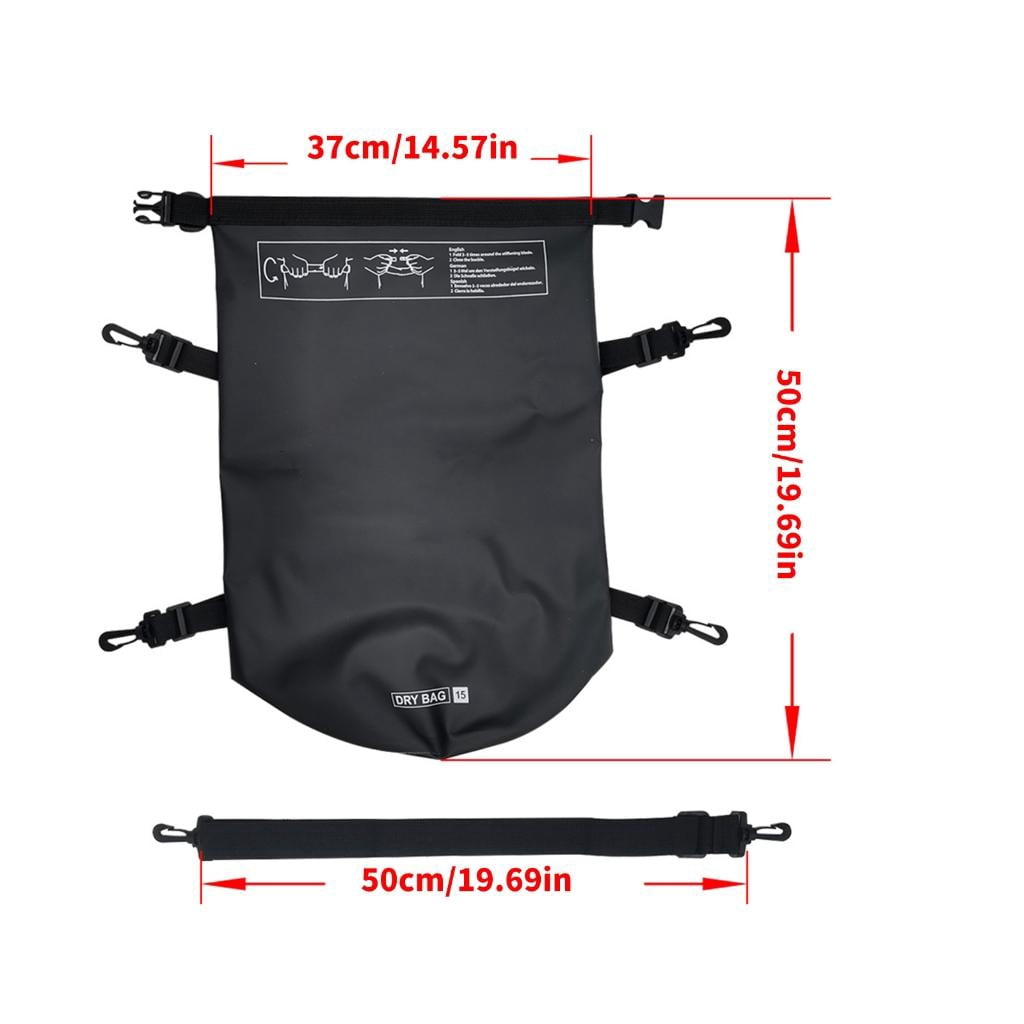 Yihuala PVC Bucket Bag for Surfers Campers Outdoor Gear