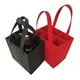 thumbnail image 4 of Bolsa para botellas de vino Naiovety de fieltro gris, 4 of 6