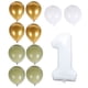 thumbnail image 3 of KAKOWELY 1 juego de globos de látex para fiesta de cumpleaños, decoración para cumpleaños de 1 año, 3 of 4