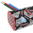 thumbnail image 2 of Pen + Gear Gaming Controller Design Barrel Pencil Pouch, 2 of 6