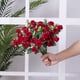 thumbnail image 4 of Rosa artificial - Flores artificiales de plástico de 11 pulgadas para decoración del hogar, centros de mesa y decoraciones de fiesta - Naranja, Beige, Rojo, Blanco, Rosa, 4 of 8