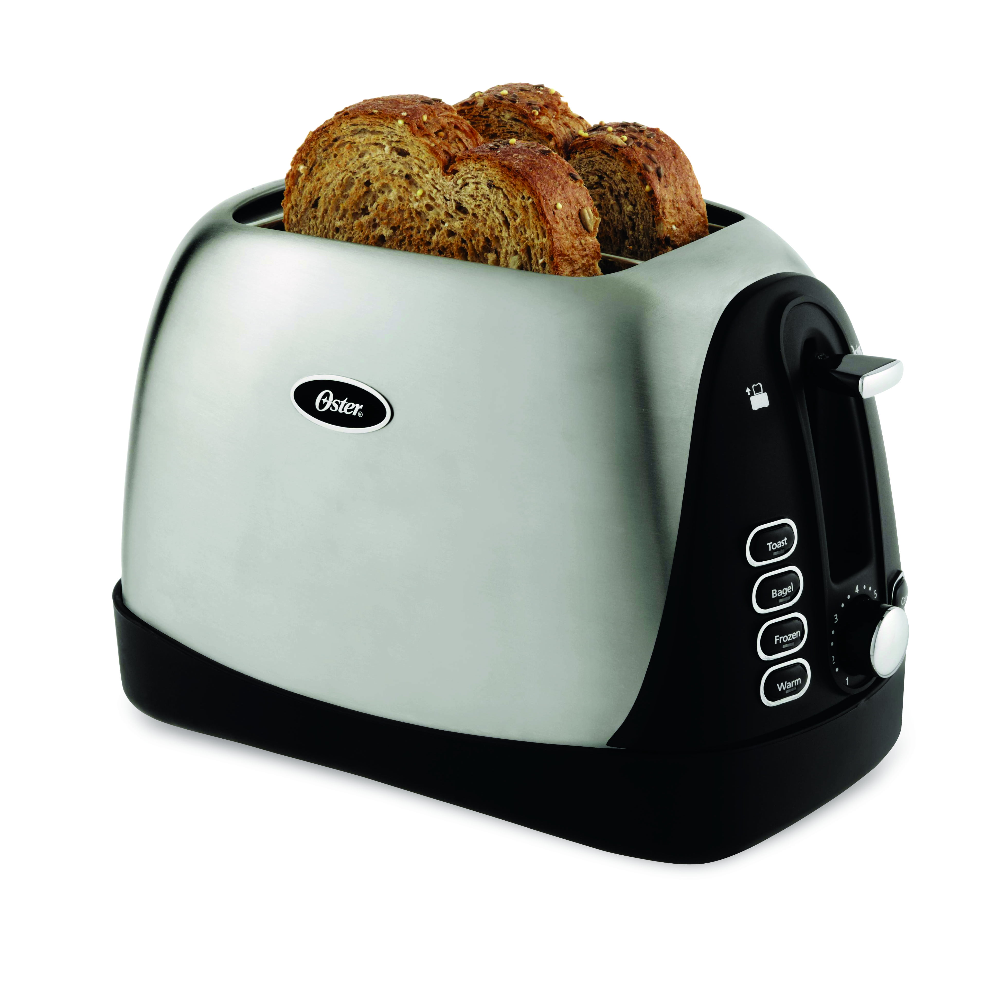 Multi-Function Frozen or Pastry Silver 2-Slice Toaster Oster TSSTTRWF2S