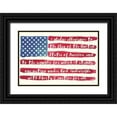 thumbnail image 1 of Sophie 6 32x23 Black Ornate Wood Framed with Double Matting Museum Art Print Titled - Pledge of Allegiance Flag, 1 of 4