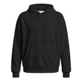 thumbnail image 3 of Bysome Boys Sweatshirts Solid Color Long Sleeve Hooded Tees Autumn Warm Boys Hoodies Size 4-5 Years Black, 3 of 4