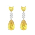 thumbnail image 6 of Fashion Wedding Jewelry Cubic Zircon 925 Silver Drop Earring Gift A Pair, 6 of 7
