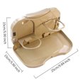 thumbnail image 5 of kkbbma under $5 3Pcs Car Folding Tray, Car Folding Table Back Seat Tray, Auto Drink Food Cup Holder Storage Organizer, Vehicle Tray, Car Organizer, Travel Tray, 5 of 9