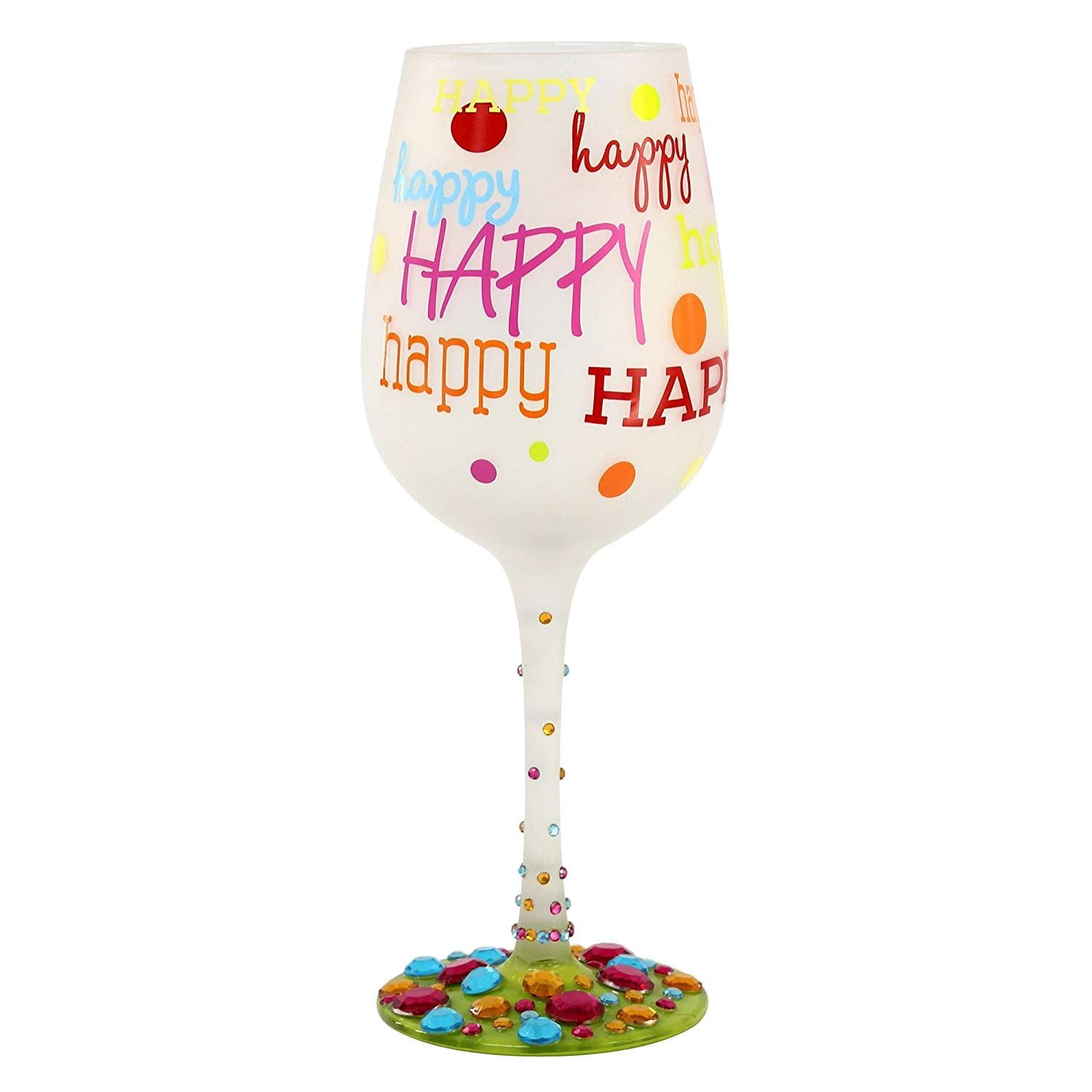 decorative red wine glasses