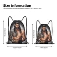 thumbnail image 4 of Roman Wres-Tler Reign Drawstring Bag Waterproof Adjustable Lightweight Sport Gym Sack Cute Cartoon Drawstring Backpack For Men Women, 4 of 8