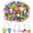 100pcs-Mixed, variant on 30/50/100 Bulk Different Keychains, Mixed Non-Repeat Cute Key Chain for Classroom Prizes Students Incentives Holiday Gifts Party Favors (50pcs Mixed)