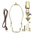 thumbnail image 7 of B&P Lamp® Brass Plated Finish Table Lamp Wiring Kit with 8 Inch Harp and Full-Range Dimmer Socket, 7 of 7